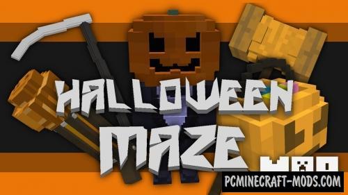 Halloween Maze - Minigame, Adventure Map For MC