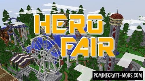 Herofair Amusement Park - Adventure Map For MC