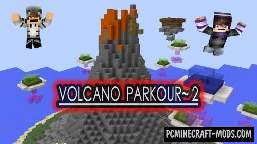 Volcano Parkour 2 Adventure Map For Minecraft 1 17 1 16 5 Pc Java Mods