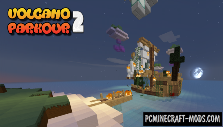 Volcano Parkour 2 - Adventure Map For Minecraft