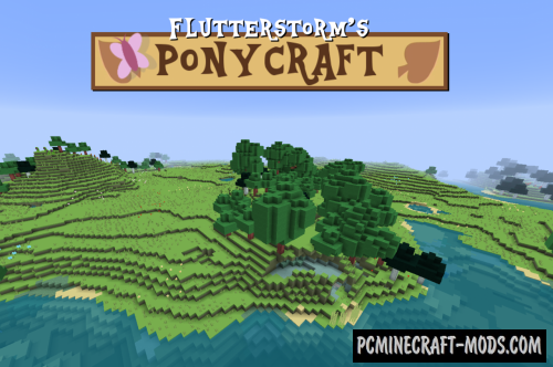 Flutterstorm's PonyCraft 128x Resource Pack For Minecraft 1.14.4