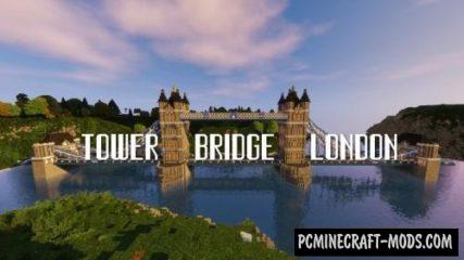 Tower Bridge - 3D Art, Building Map For Minecraft