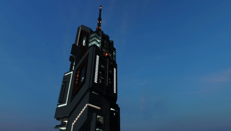 The W.S.Craft Tower - Building Map For Minecraft