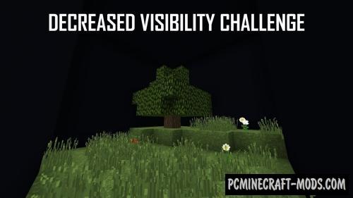 Decreased Visibility Challenge Command Block MC 1.12.2