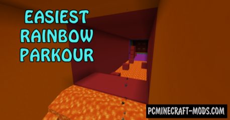 Easiest Rainbow Parkour Map For Minecraft
