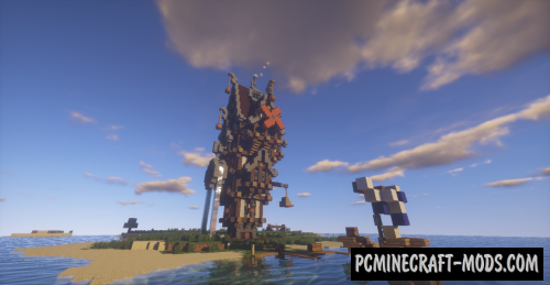 Steampunk House - Survival Map For Minecraft