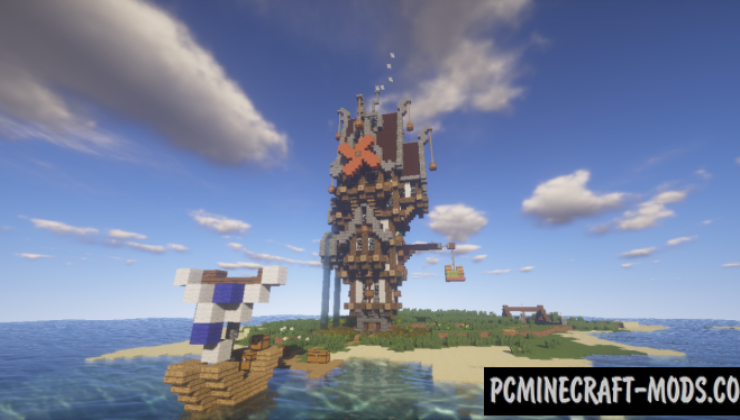 Steampunk House - Survival Map For Minecraft