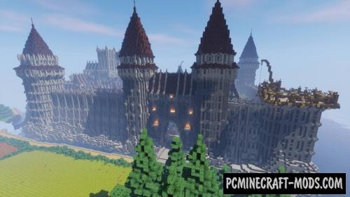 Epic Médiéval City - Houses Map For Minecraft