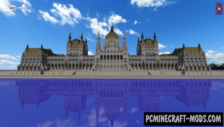 The Hungarian Parliament - Building Map Minecraft