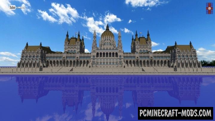 The Hungarian Parliament Map For Minecraft 1.14, 1.13.2 