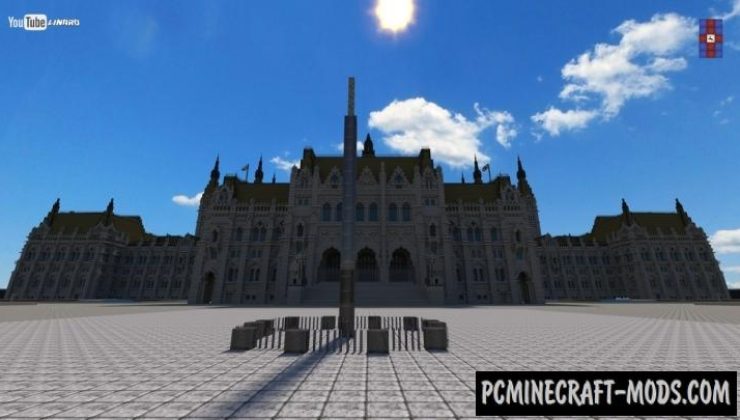 The Hungarian Parliament Map For Minecraft 1.14.3, 1.14.2 