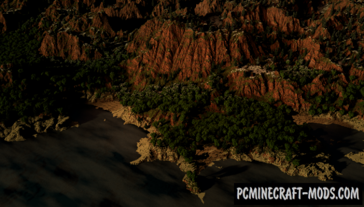 Wild Freedom - Custom Terrain Map For Minecraft