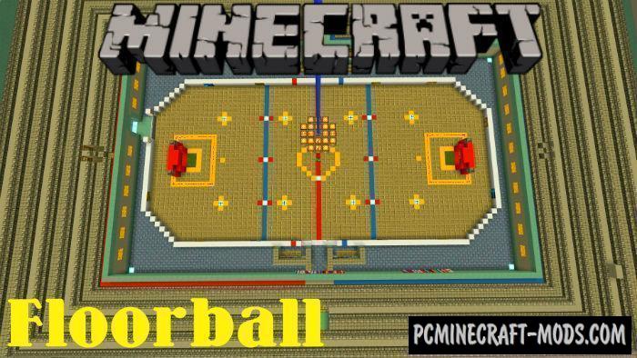Floorball - Minigame Minecraft BE & PE Map 1.4.0