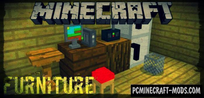 Furniture Minecraft Pe Bedrock Mod Addon 1 9 0 1 8 0 1 7 0 Pc Java Mods