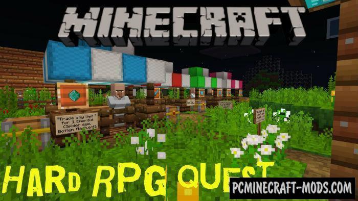 Hard Rpg Quest Minecraft Pe Bedrock Map 1 4 0 1 3 0 1 2 13 Pc Java Mods