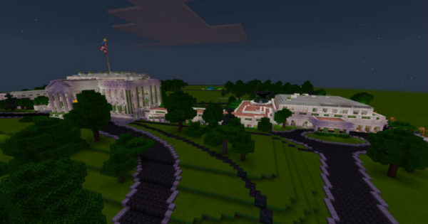 House Donald Trump Minecraft PE Bedrock Map 1.4.0, 1.2.13 