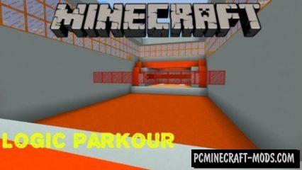 Logic Parkour Minecraft PE Bedrock Map 1.5.0, 1.4.0