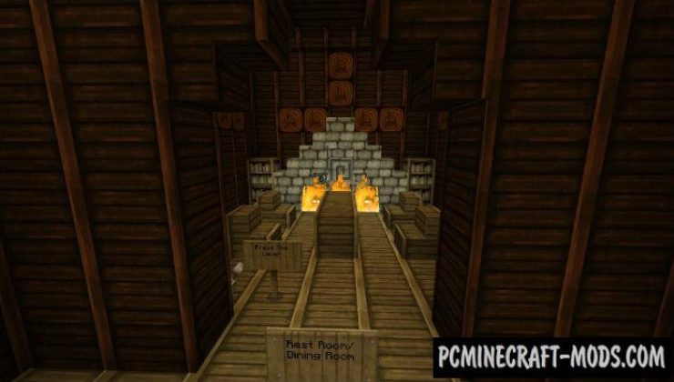 Redstone Woodland Mansion Map For Minecraft BE 1.5.0