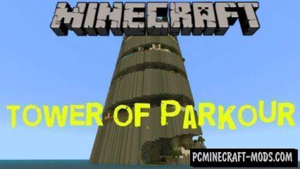 Tower of Parkour Minecraft PE Bedrock Map 1.5.0, 1.4.0