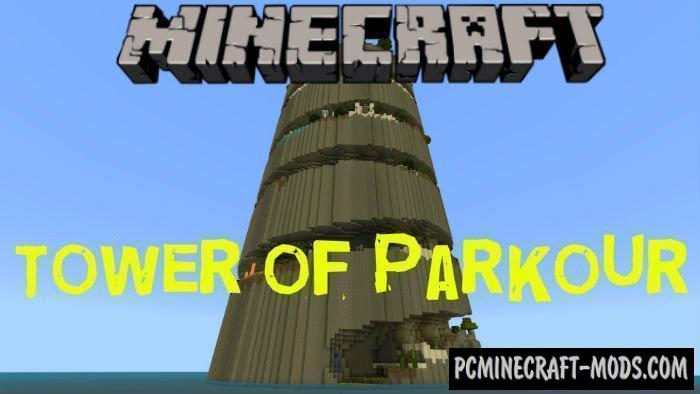 Tower of Parkour Minecraft PE Bedrock Map 1.5.0, 1.4.0