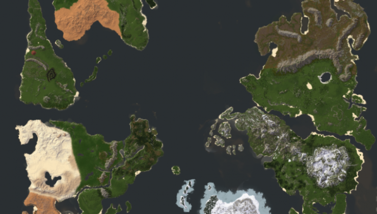 best minecraft survival maps continents