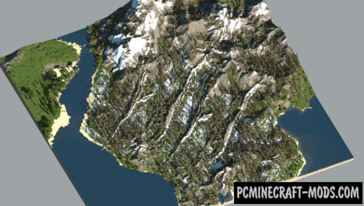 Great Epic World - Terrain, Survival Map Minecraft