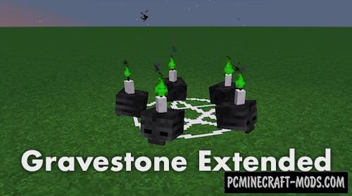Gravestone - Extended - Adventure Mod For Minecraft 1.12.2