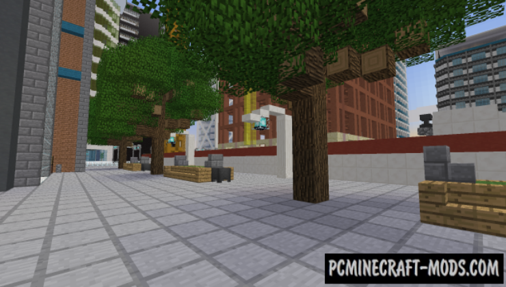 Waterton - City, Buildings Map For Minecraft