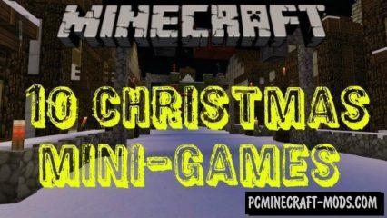 10 Christmas Mini-Games Minecraft PE Map 1.4.0, 1.2.13