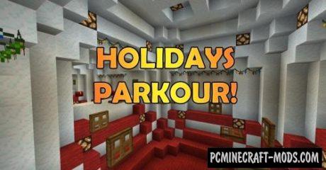 Holidays Parkour! Map For Minecraft