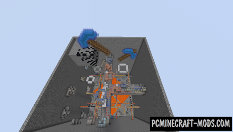 Rainbow Parkour (Dropper) Map For Minecraft