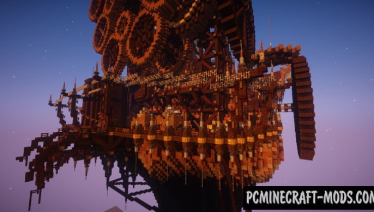 Industrial Floating City Map For Minecraft