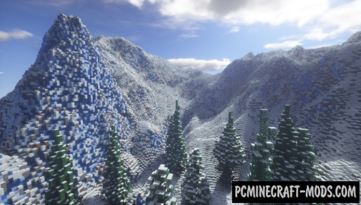 Extreme Hills Survival Map For Minecraft 1.14.3, 1.14.2 