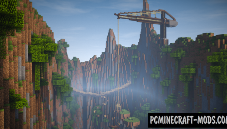 Escape: The Valley - Parkour Map For Minecraft