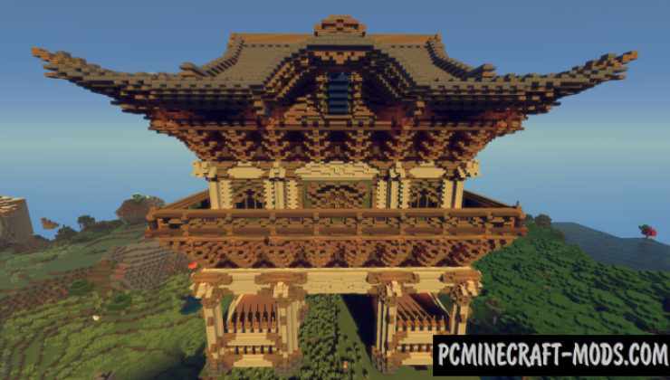 Nikko Toshogu Shrine - Building Map For Minecraft