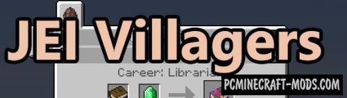 JEI Villagers - Info GUI Mod For Minecraft 1.12.2