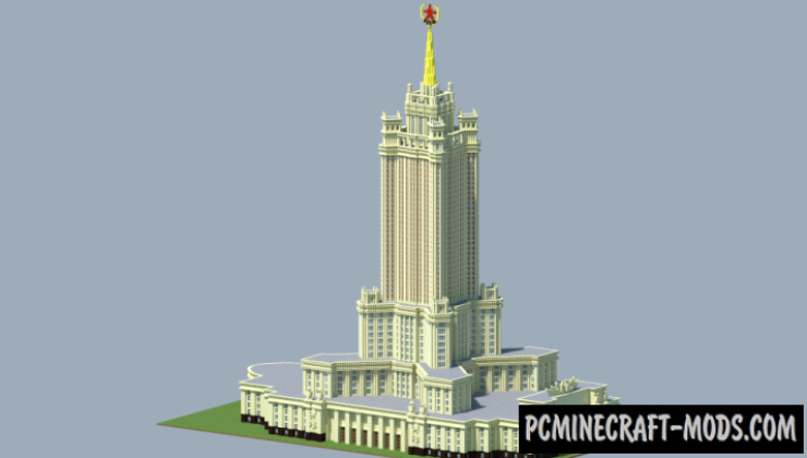 Administrative building in Zaryadye Map For Minecraft