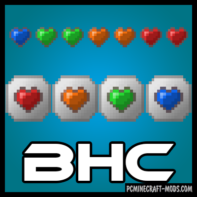 Baubley Heart Canisters - Armor Mod Minecraft 1.20.4, 1.19.3, 1.18.2, 1 ...