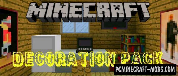 Decoration Pack Minecraft Pe Bedrock Addon Mod 1 11 1 10 1 9 0 Pc Java Mods