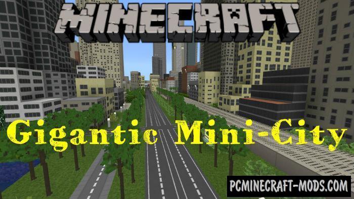 City Mod For Minecraft Pe Gigantic Mini-City Minecraft Pe Map 1.4.0, 1.2.13 | Pc Java Mods