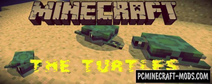 New Mob - The Turtles Minecraft PE Addon 1.9.0, 1.8.0, 1.7.0