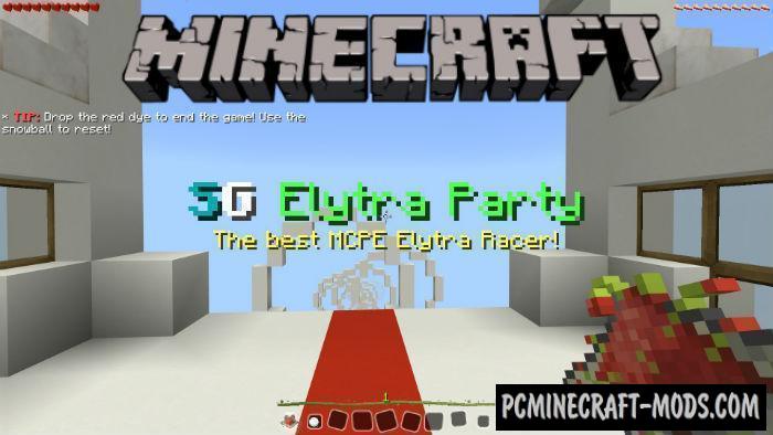 SG Elytra Party Mini-Game Minecraft PE Map 1.4.0, 1.2.13