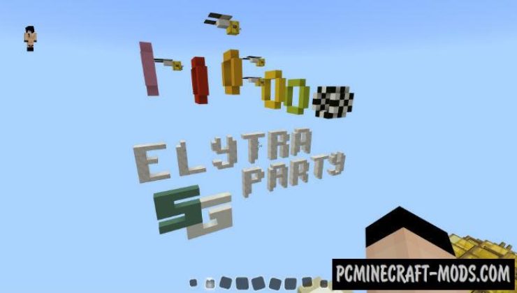 SG Elytra Party Mini-Game Minecraft PE Map 1.4.0, 1.2.13