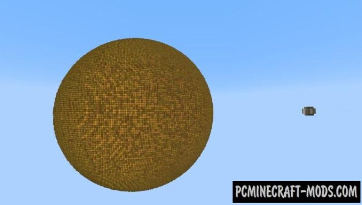 Survive on the Mini-Planets MCPE Bedrock Map 1.5.0, 1.4.0