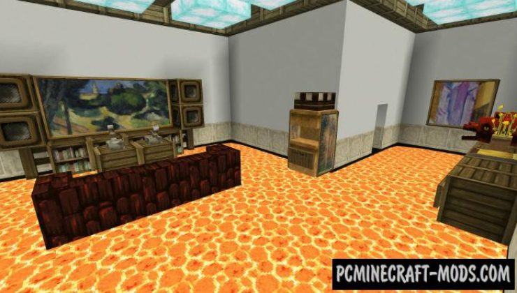 The Floor Is Lava: Rooms - Parkour Minecraft PE Map 1.5.0