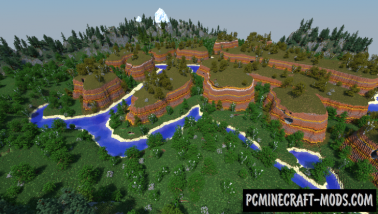 Ultimate Survival Land Map For Minecraft 1.14, 1.13.2  PC 