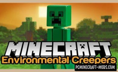 Environmental Creepers Mod Minecraft 1.18.2, 1.17.1, 1.16.5, 1.14.4