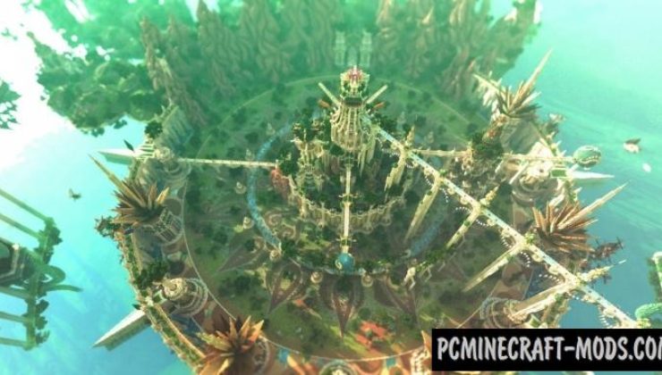 Aman, The immortal lands - Castle Map Minecraft