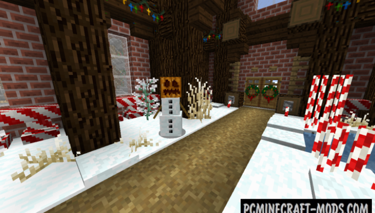 Default-Style Christmas 16x Texture Pack For Minecraft 1.12.2