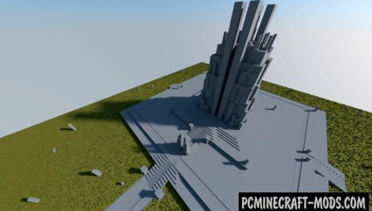 The Monolith - Castle, Building Map For Minecraft